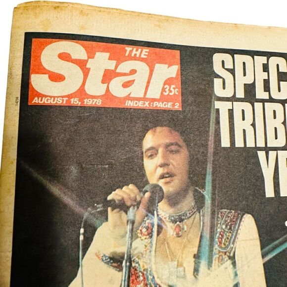 Vintage 1978 Elvis Memorial. The Star magazine - Picture 3 of 8